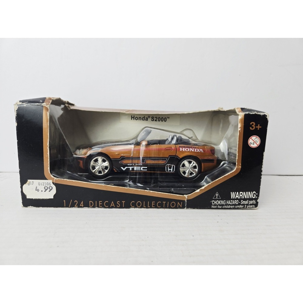 Motor Max Model Car Honda S2000 VTEC Metallic 1:24 Scale Diecast